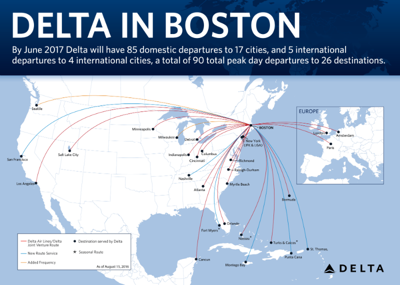 New routes, flights offered in Boston service expansion » FINCHANNEL