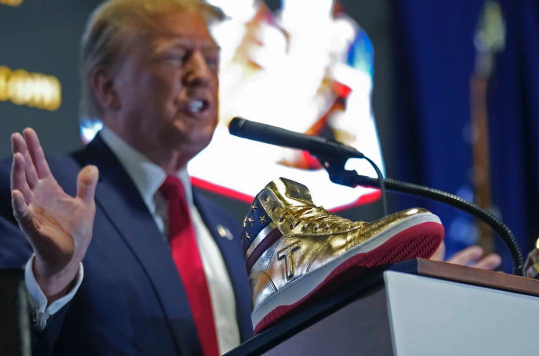 Trump launched a line of sneakers ranging in price from $199 to $399 ...